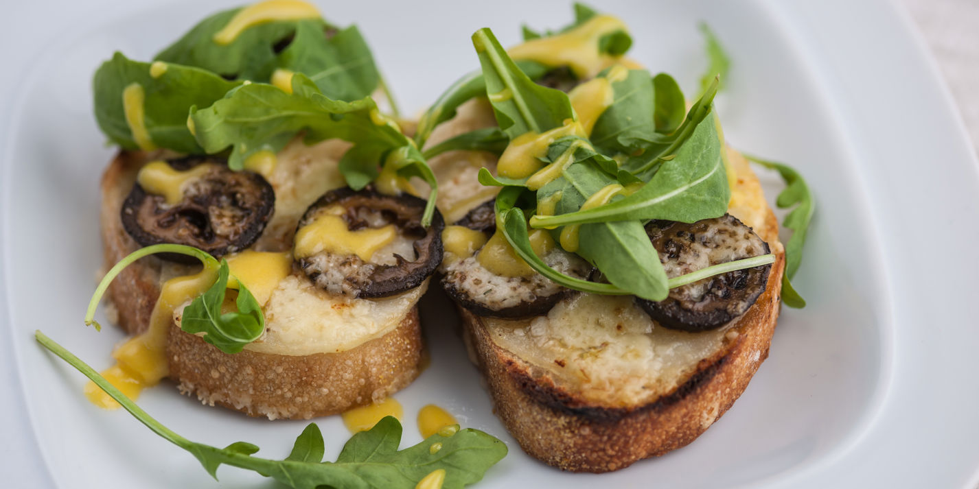 Grilled Pear & Walnuts With Cheese On Toast - Great British Chefs