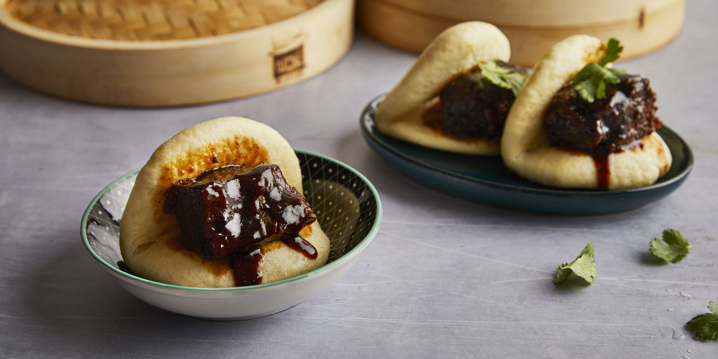 Black Pepper Glazed Short Rib Bao Recipe - Great British Chefs