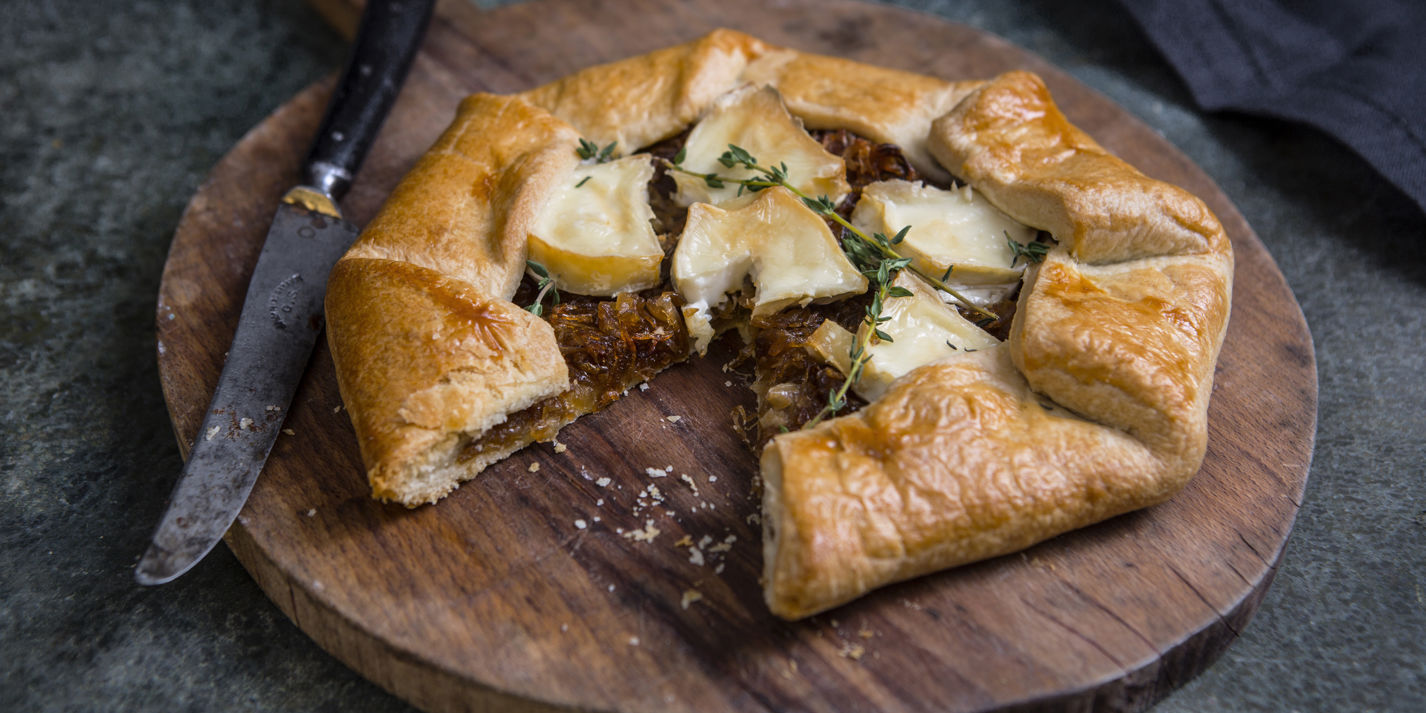 Caramelised Shallot and Goat’s Cheese Galette Recipe - Great British Chefs