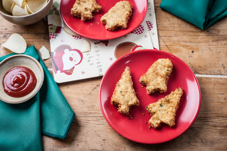 Christmas chicken nuggets