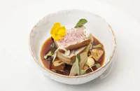 Seared tuna with tofu and miso