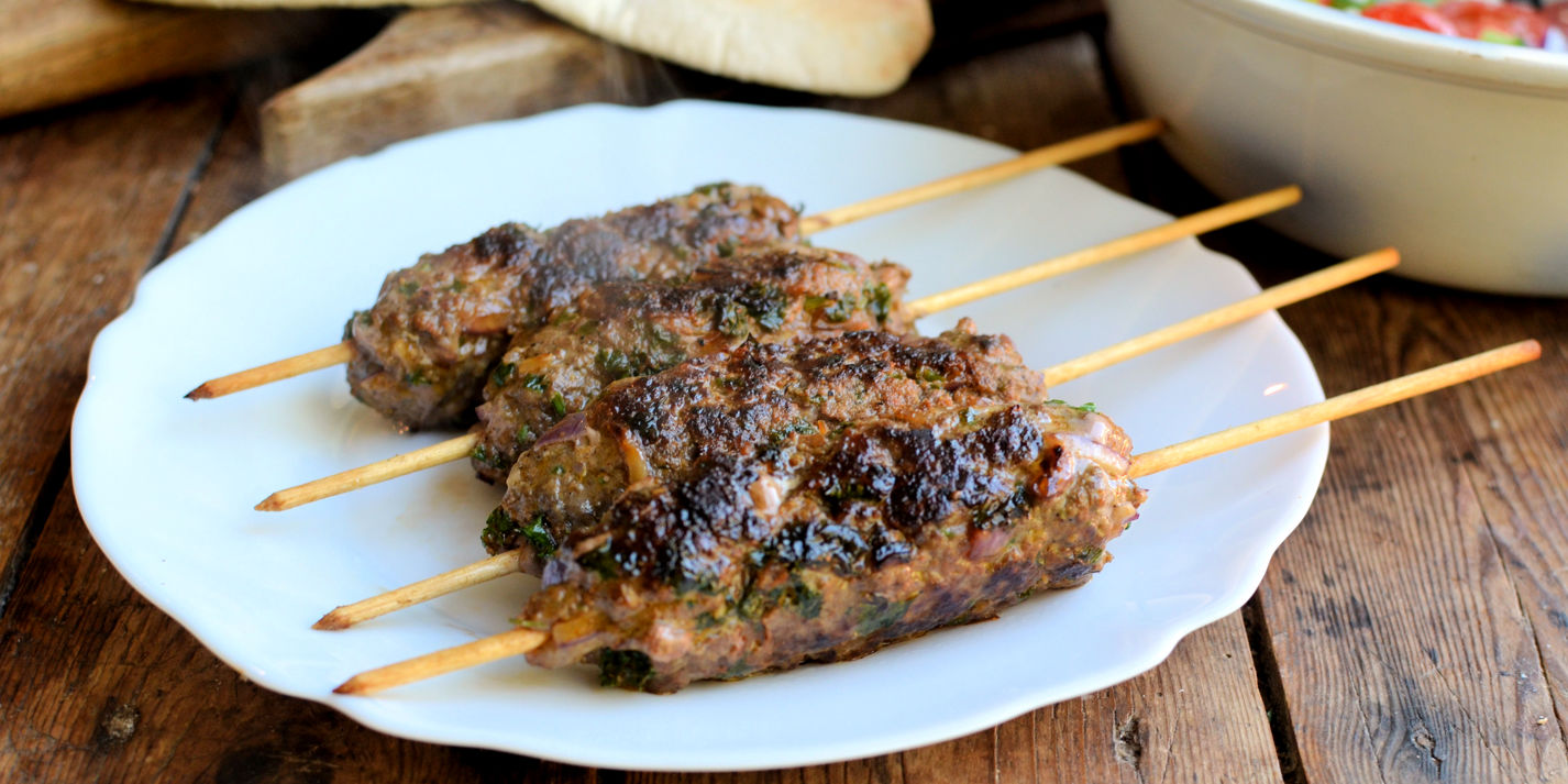 Moroccan lamb kebabs