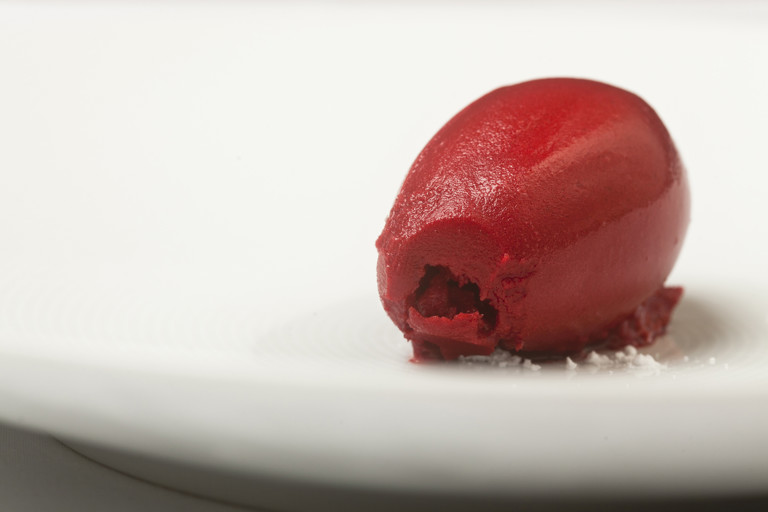 Beetroot sorbet