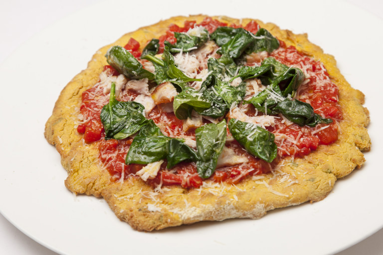 Cauliflower crust pizza