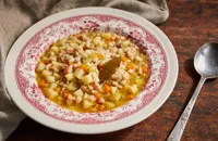Zuppa d'orzo – Italian barley soup