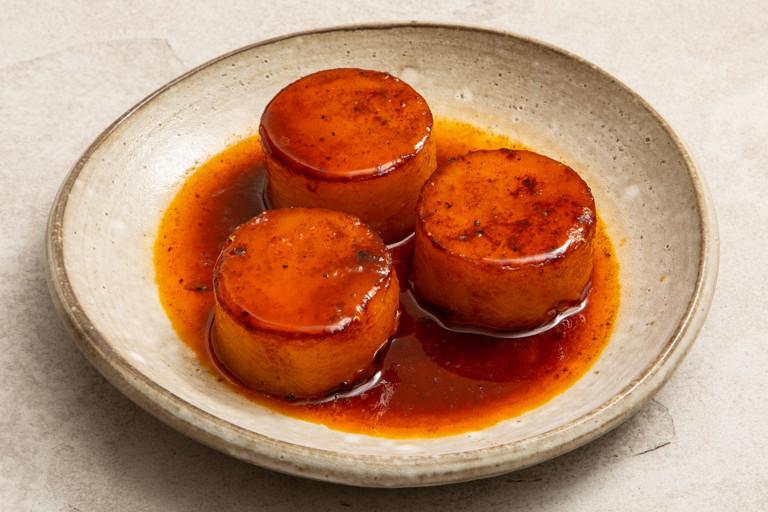 Paprika-spiked fondant potatoes
