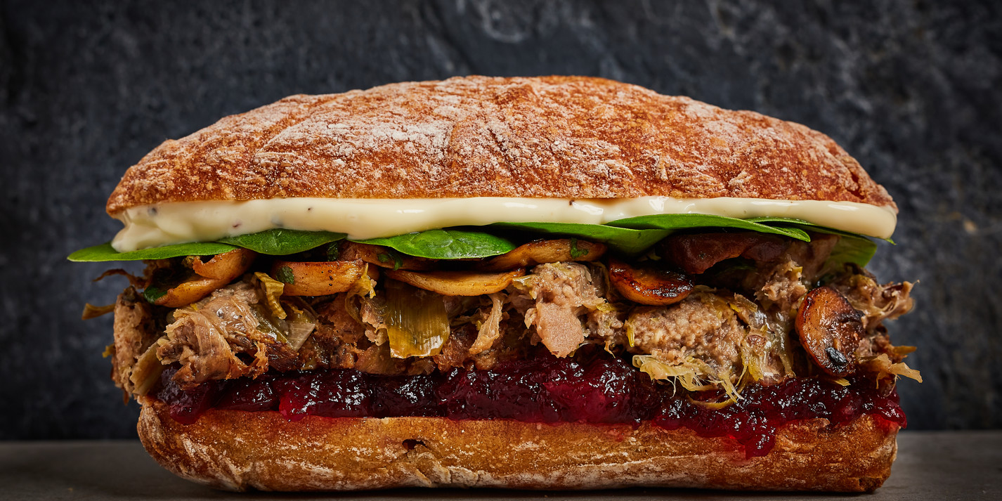 Ultimate vegan Christmas sandwich-image