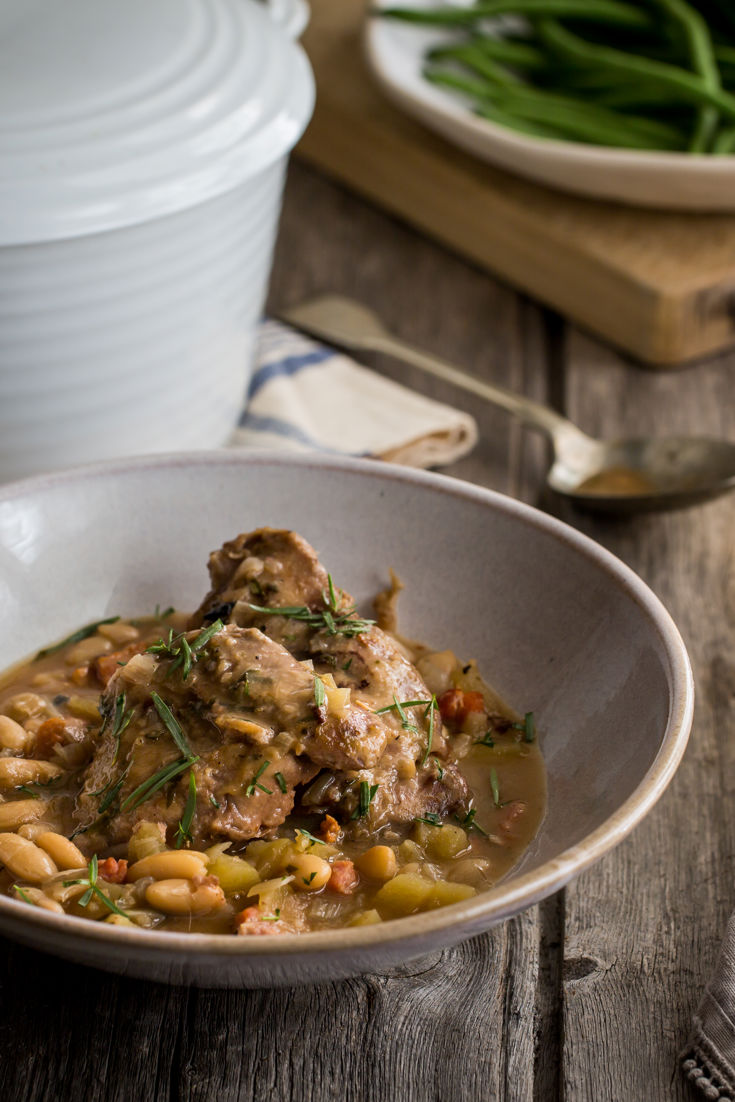Rabbit Casserole Recipe with Cider and Tarragon - Great British Chefs