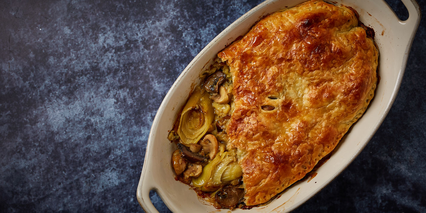 Leek and Mushroom Vegan Pie Recipe - Great British Chefs