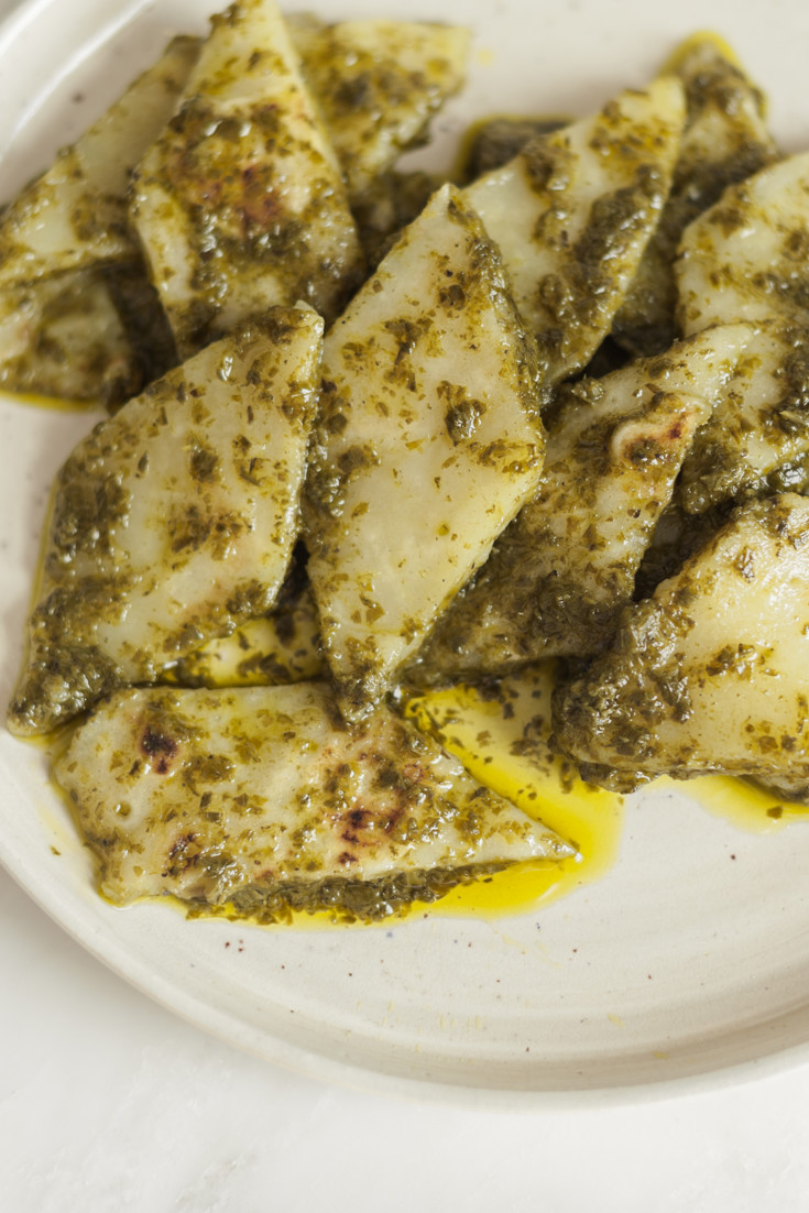 Testaroli al Pesto Recipe - Great Italian Chefs