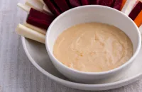 Fondue with Cornish cheddar and root vegetables