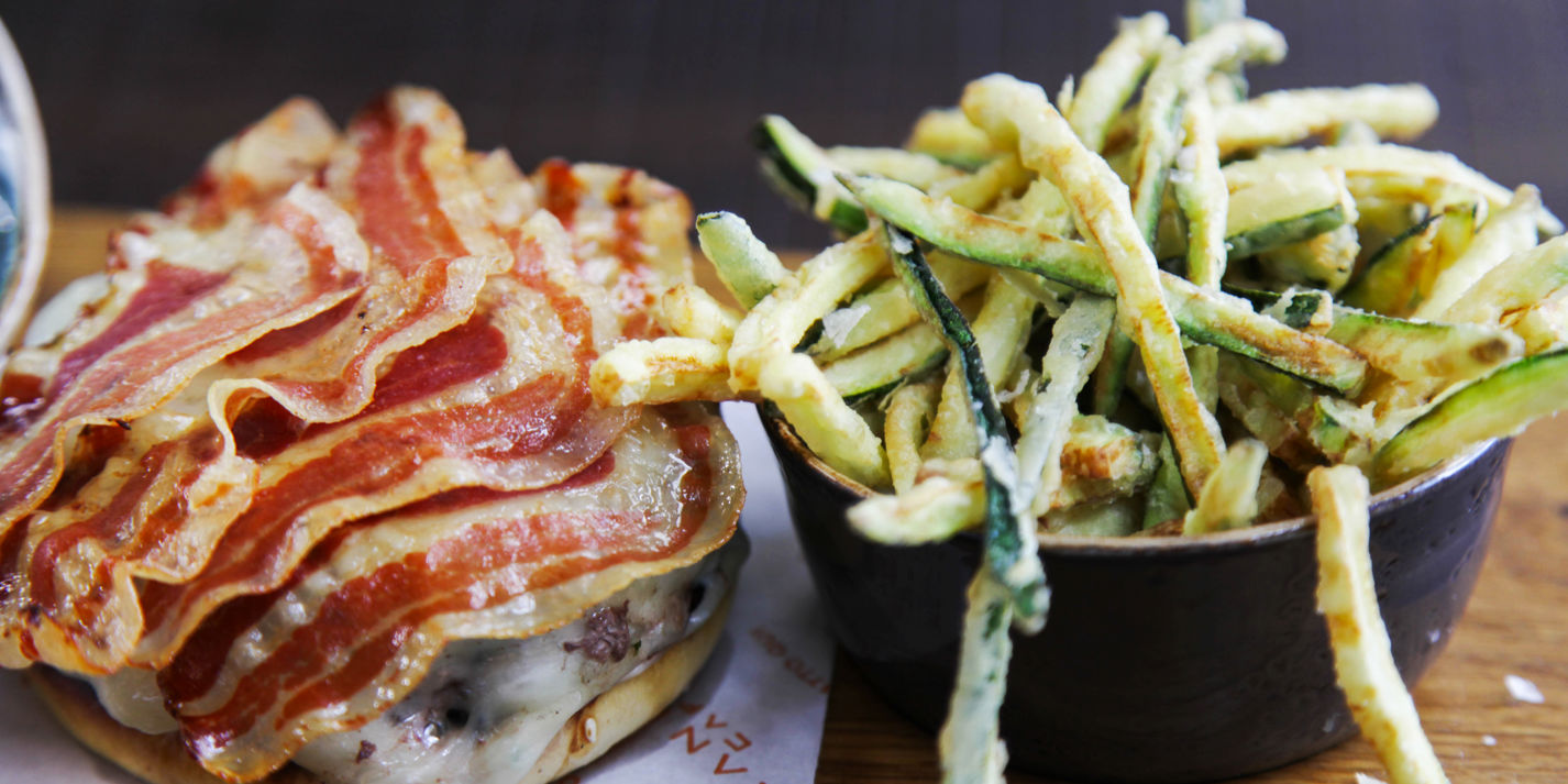 Lamb Burger Recipe With Courgette Fries - Great British Chefs