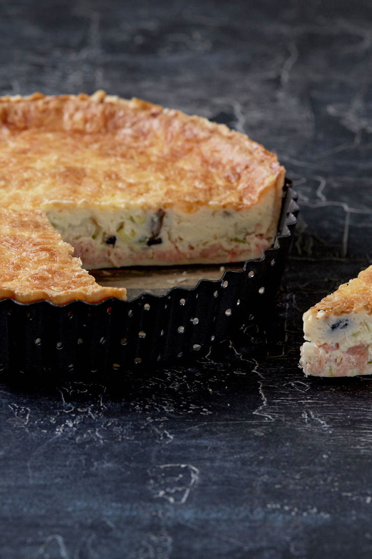 Smoked Salmon and Leek Quiche Recipe Great British Chefs