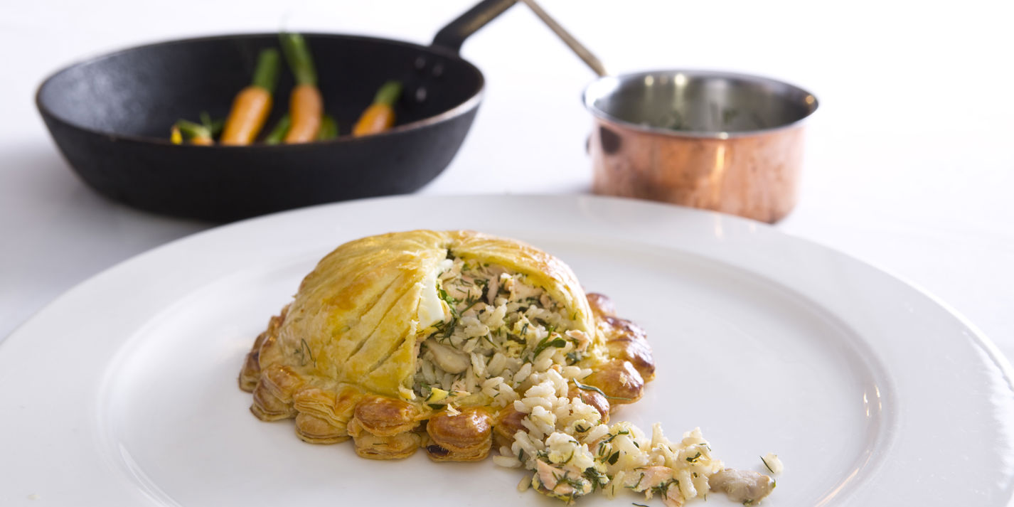 Salmon Coulibiac Recipe - Great British Chefs