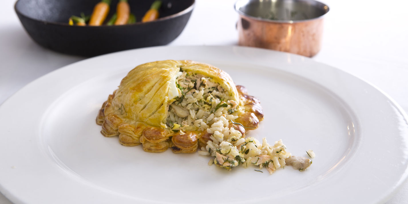 Salmon Coulibiac Recipe - Great British Chefs