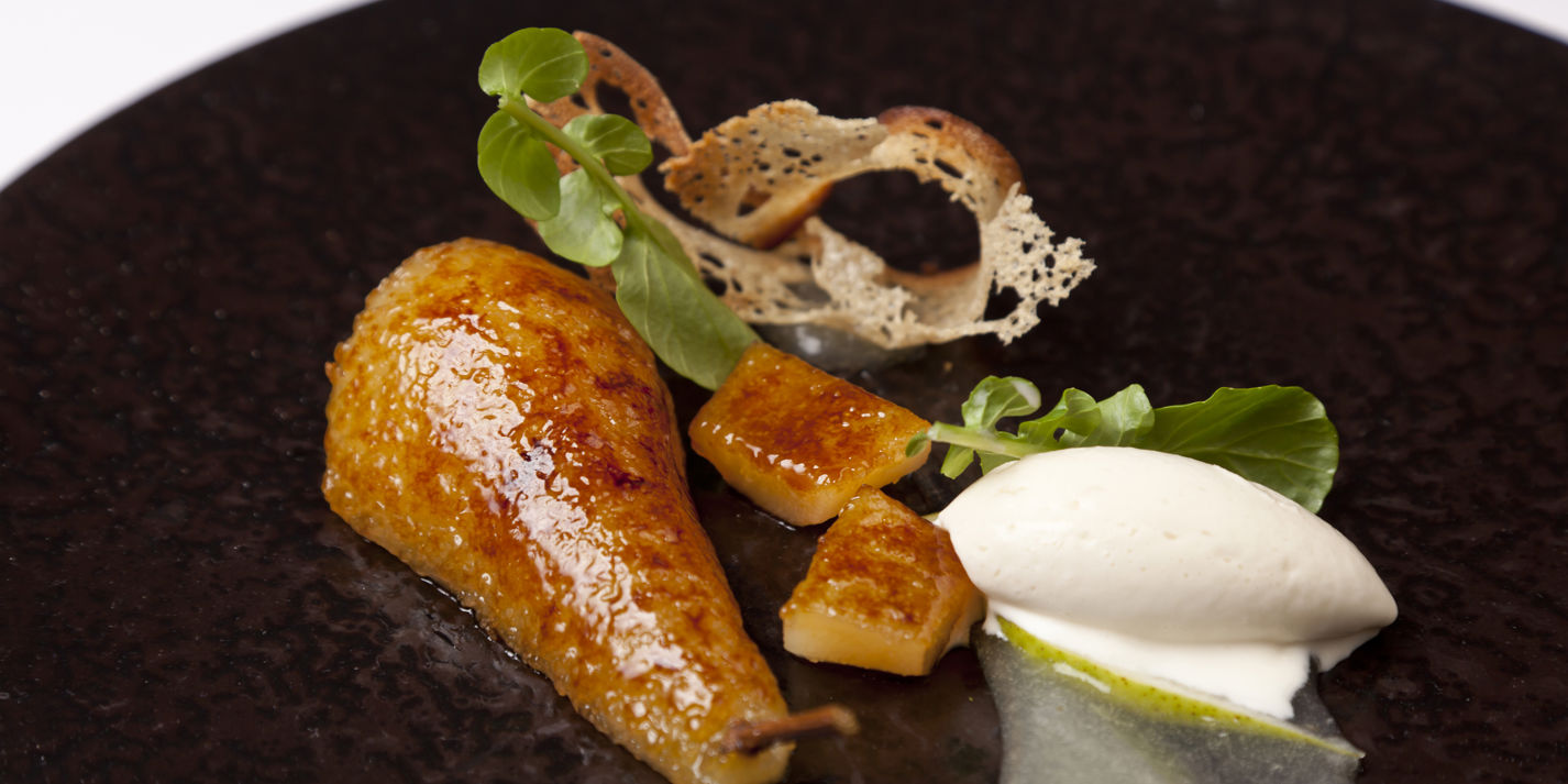 Caramelised Pears Recipe - Great British Chefs
