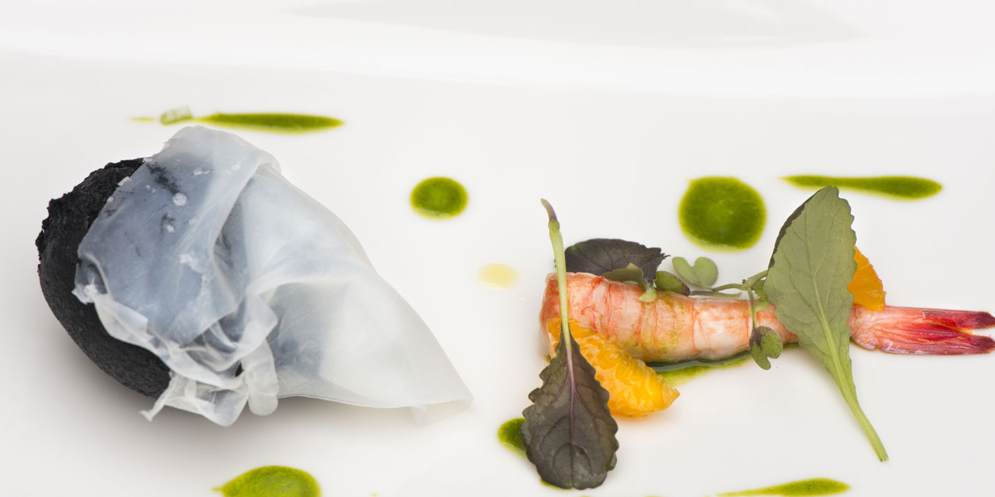 Squid Ink, Prawn and Burrata Recipe - Great Italian Chefs