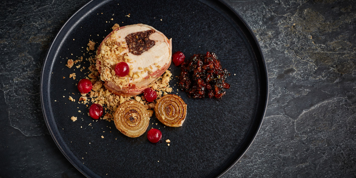 Turkey and Black Pudding Ballotine Recipe - Great British Chefs