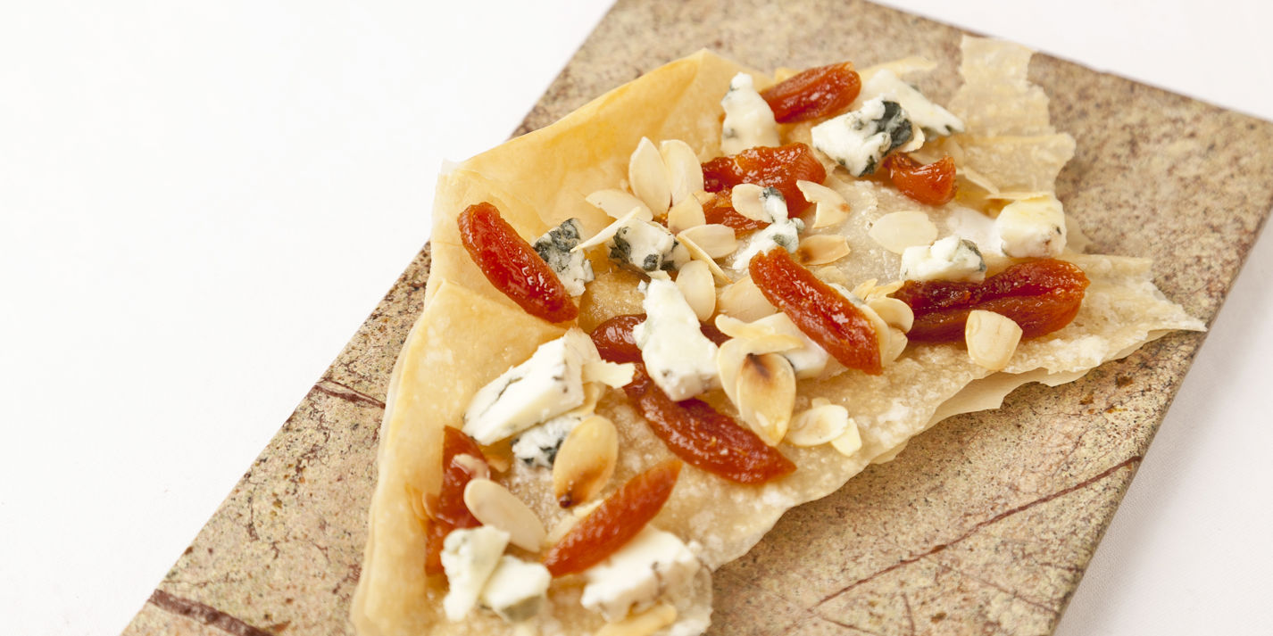 Roquefort Pie Recipe With Aromatic Apricots - Great British Chefs