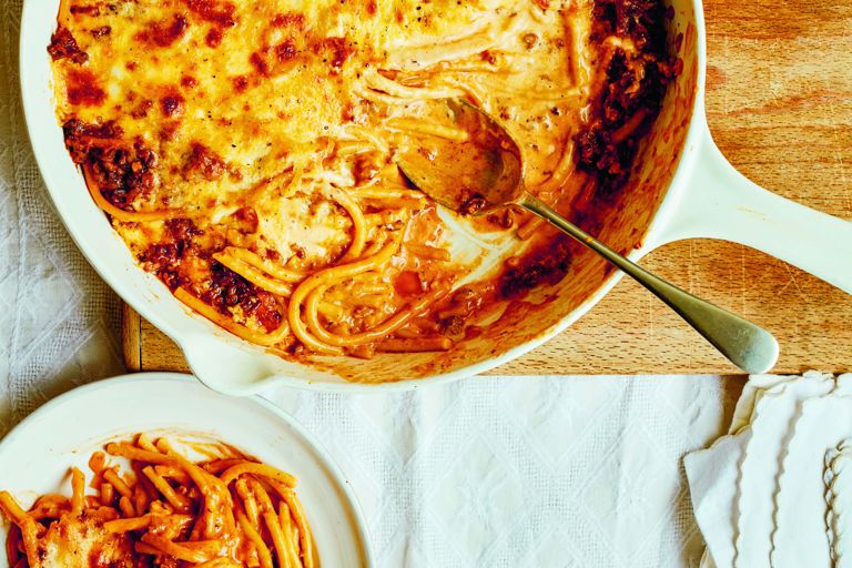 One-pan pastitsio