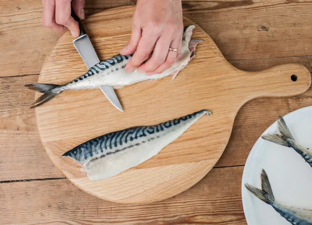 How to fillet a mackerel
