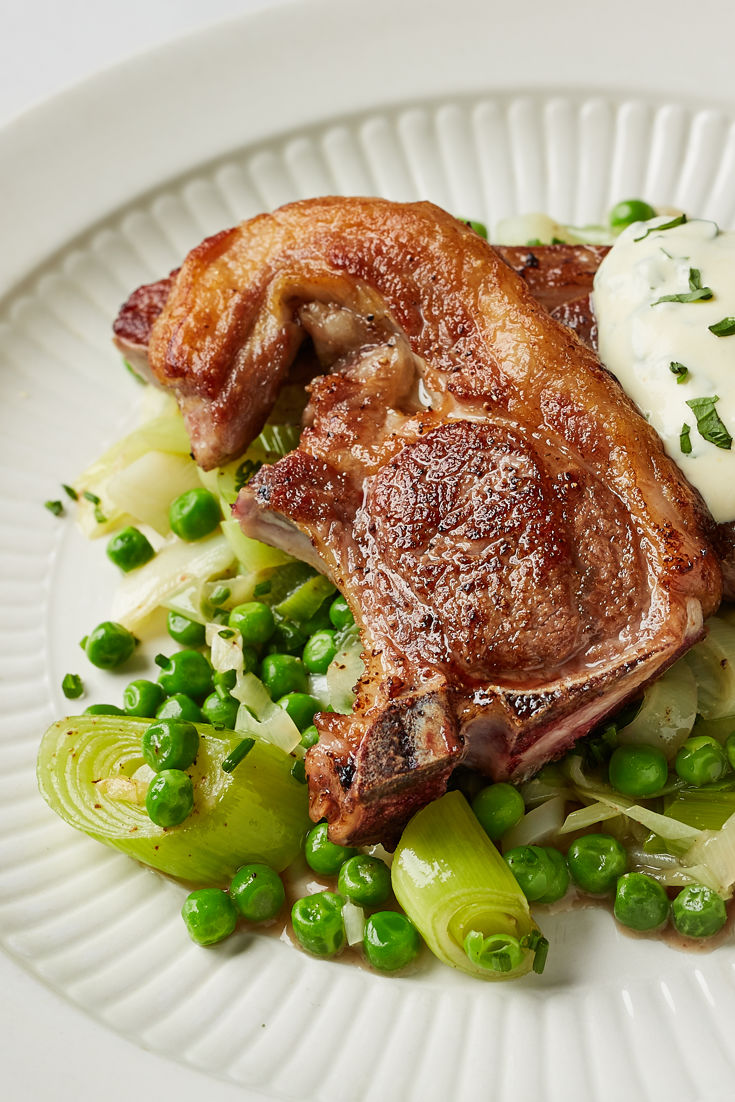 Lamb Chops with Mint Béarnaise Recipe Great British Chefs