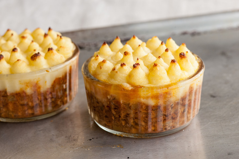 Mini curried shepherd's pie