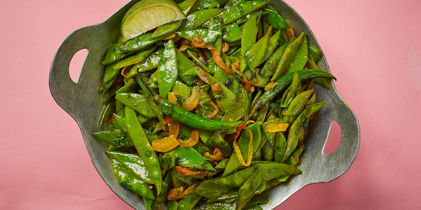 Sheem Bhaji Recipe (Bangladeshi Mangetout Sauté) - Great British Chefs
