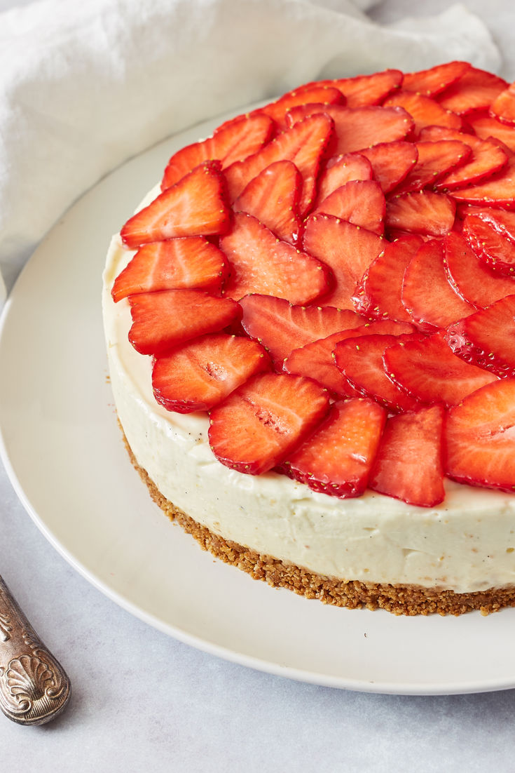 Strawberry Cheesecake Recipe Great British Chefs