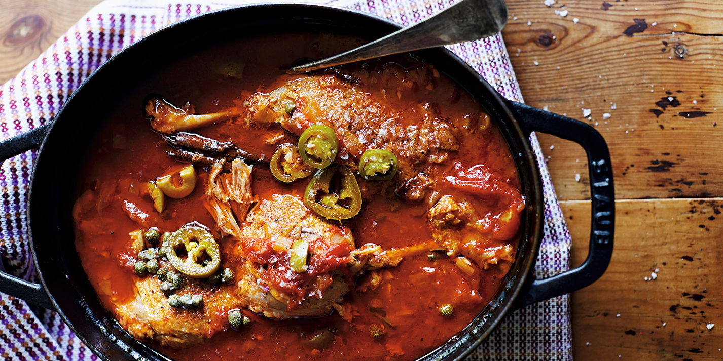 Duck Legs with Veracruzan Sauce Recipe - Great British Chefs
