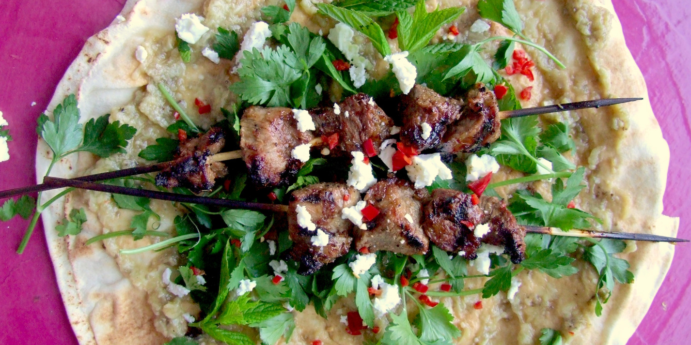 Barbecued Lamb Wrap Recipe Great British Chefs