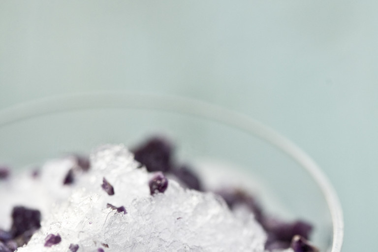 Gin and tonic granita