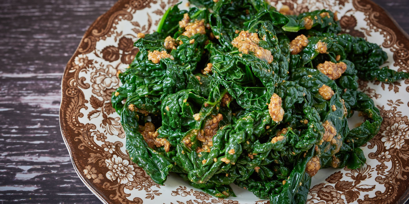 Cavolo Nero with Hazelnut Pesto Recipe - Great British Chefs