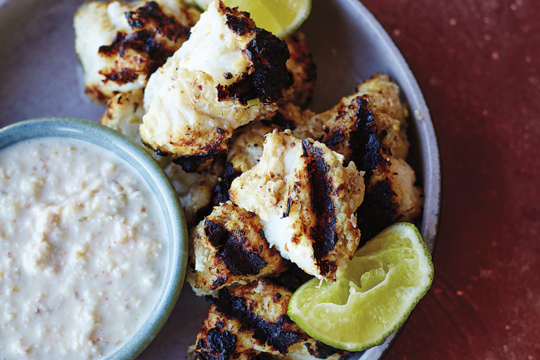 Monkfish satay