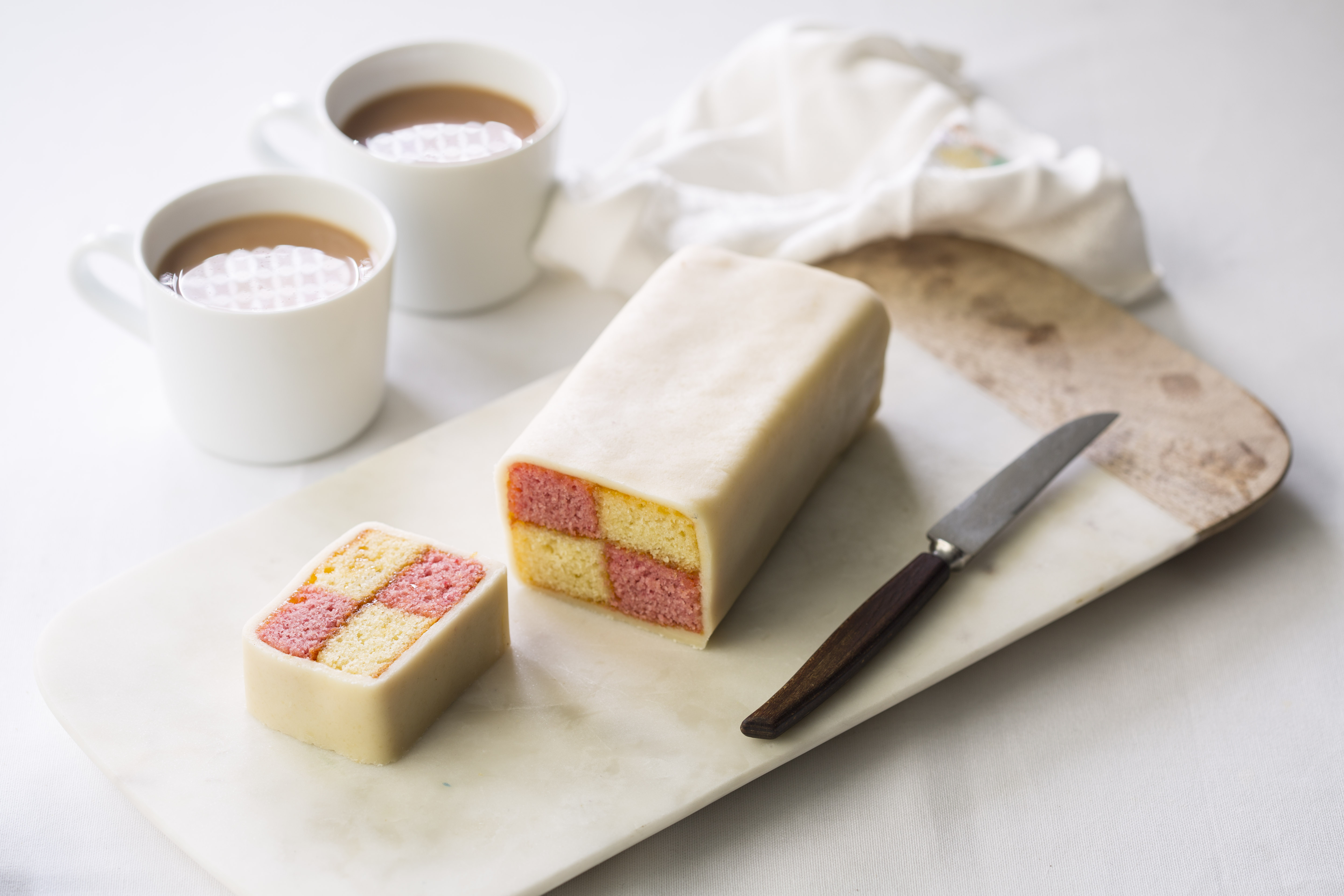 Matcha Battenberg Cake - Bake from Scratch