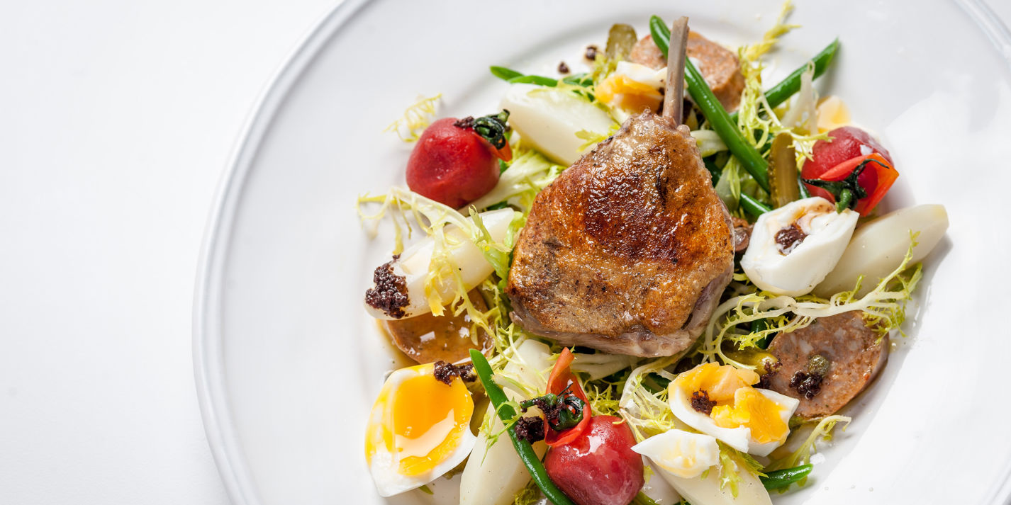 Duck Leg Salad Recipe - Great British Chefs