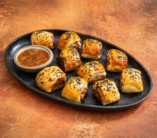 Five spice sausage rolls