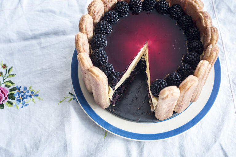 Charlotte Russe Recipe with Blackberry and Cinnamon - Great