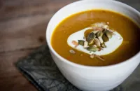 Spiced pumpkin soup