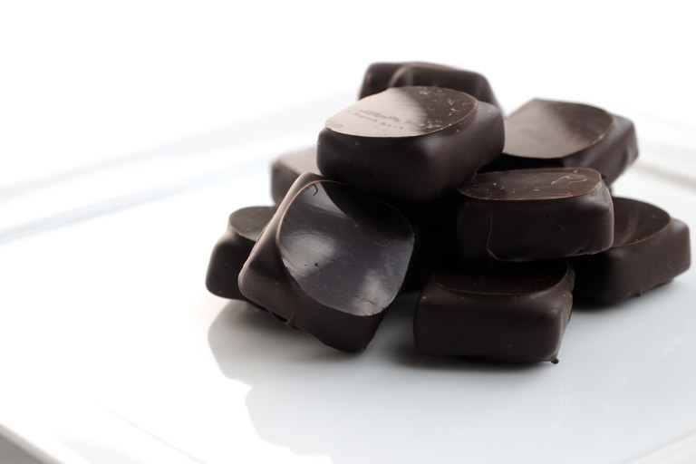 Passion fruit ganache