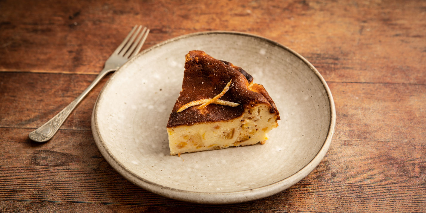Candied Orange Burnt Basque Cheesecake Recipe - Great British Chefs