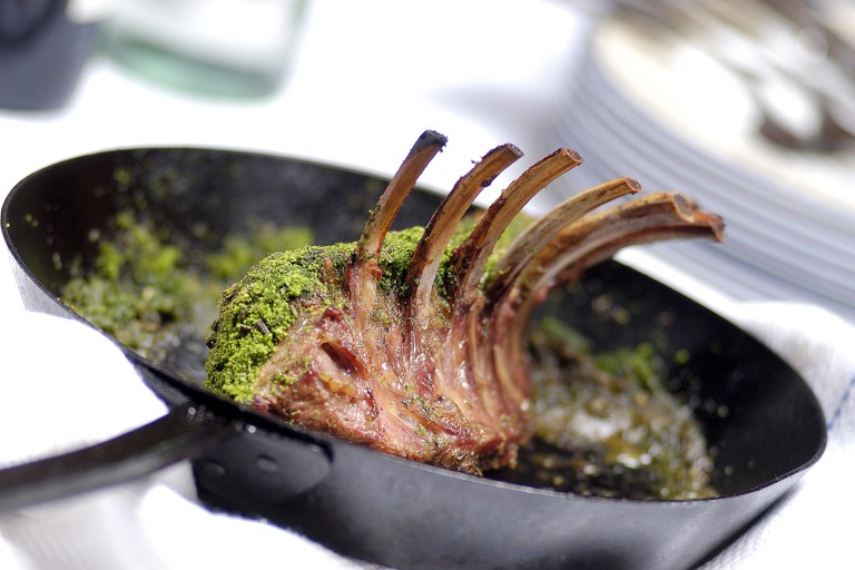 Best-end of lamb, ‘Provençale herbs’