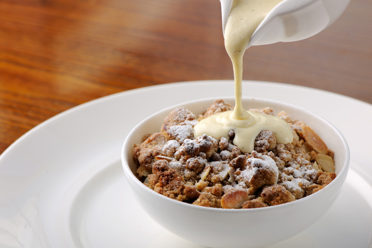 Gooseberry crumble