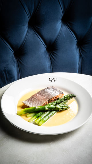 Cured trout with asparagus and vermouth beurre blanc recipe reel