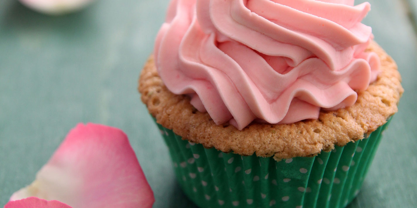 Rosewater Pistachio Cupcakes Recipe - Great British Chefs