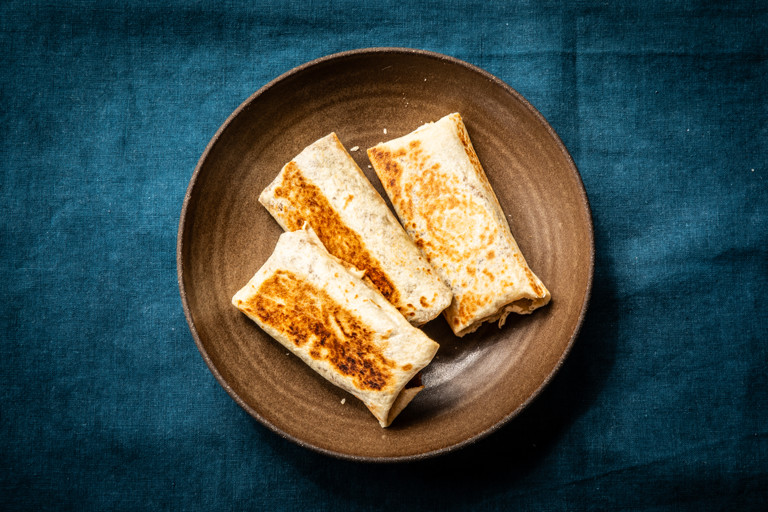 Crab burritos