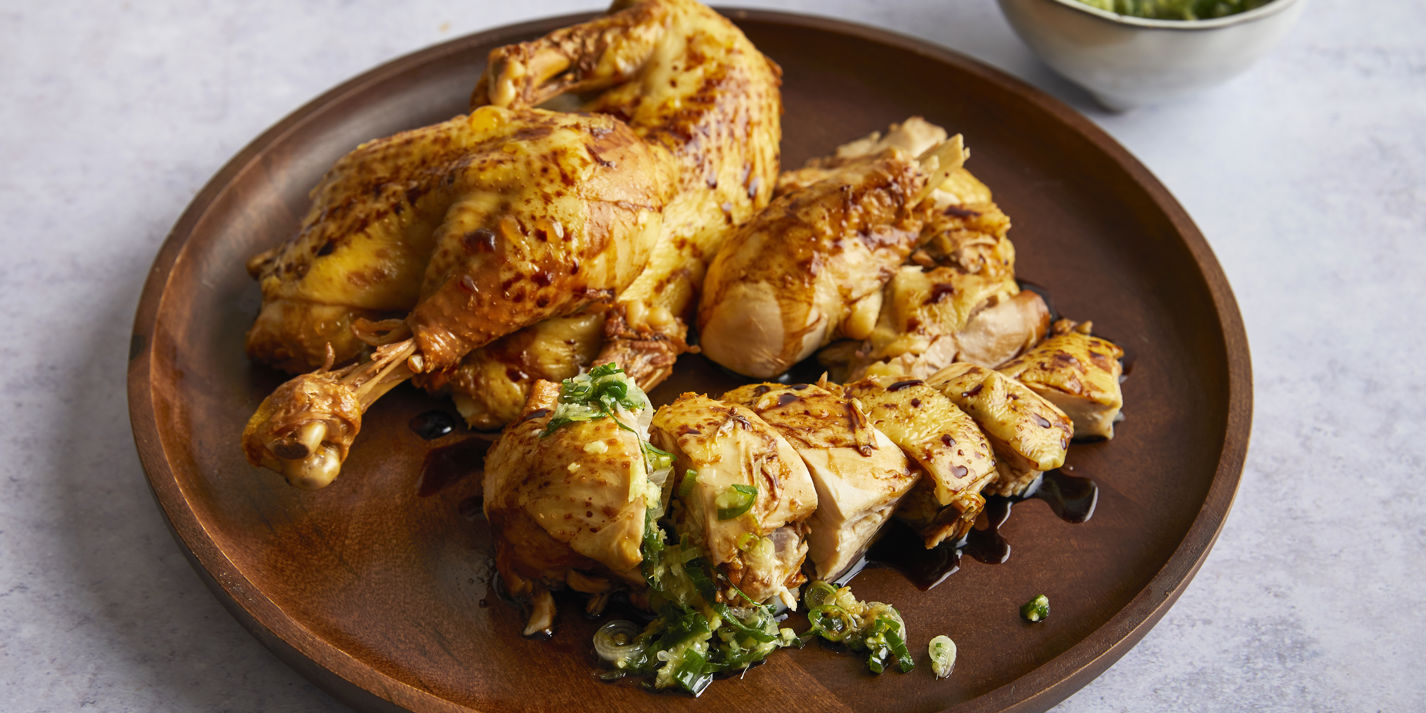 Whole Soy Sauce Poached Chicken Recipe Great British Chefs