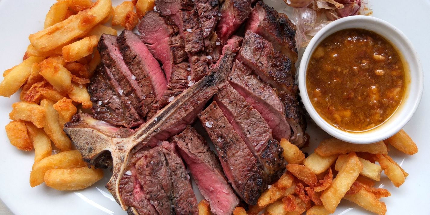 Porterhouse Steak Recipe with Beer Sauce - Great British Chefs