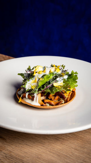 Girolle buckwheat tart and Comté sauce recipe reel
