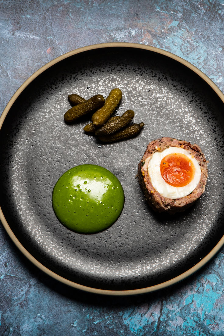 Ham Hock Terrine with a Jammy Egg and Parsley Mayonnaise Recipe Great